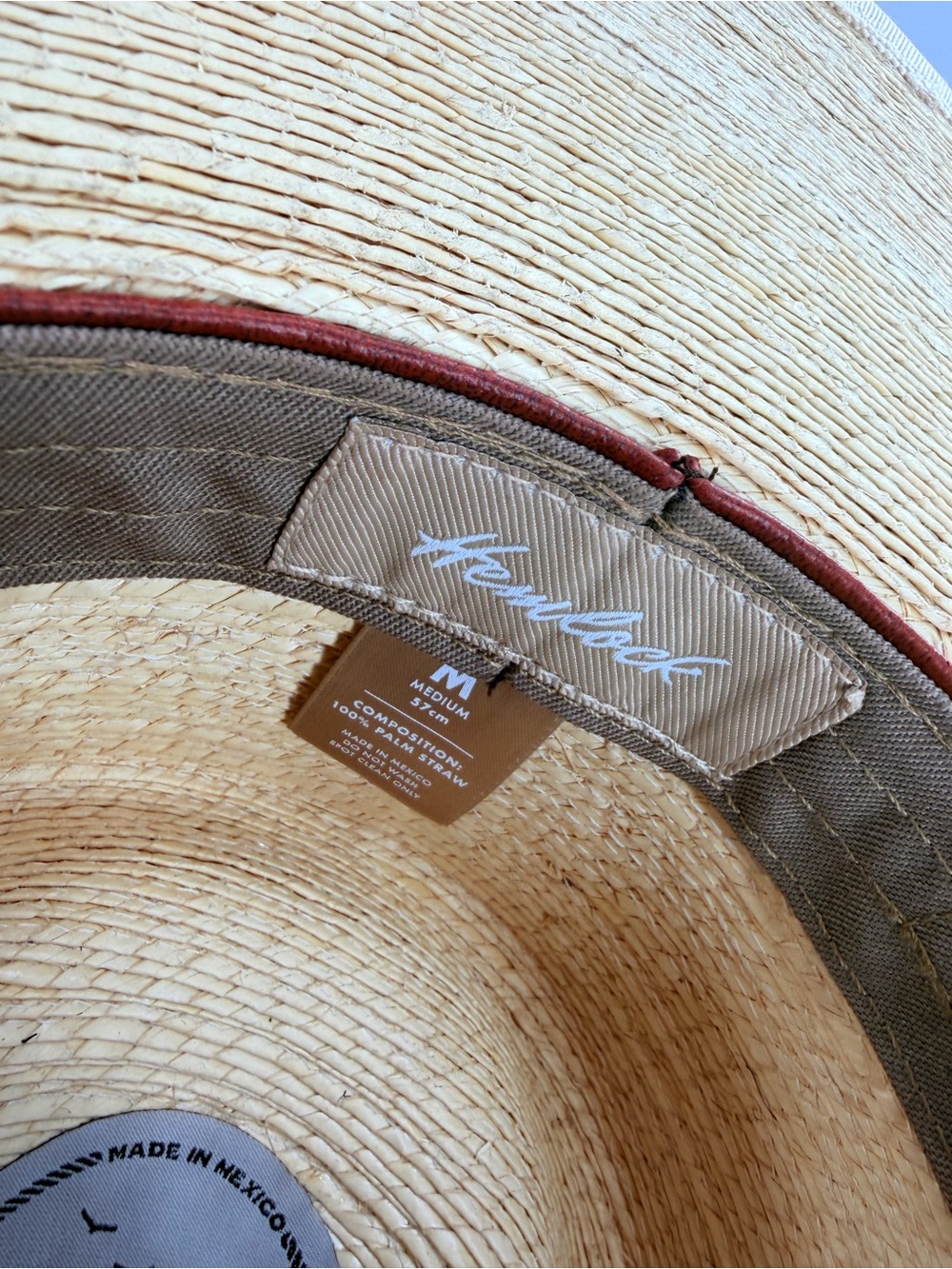 EUC Hemlock Hat Co Palm Straw Hat - Picture 8 of 8